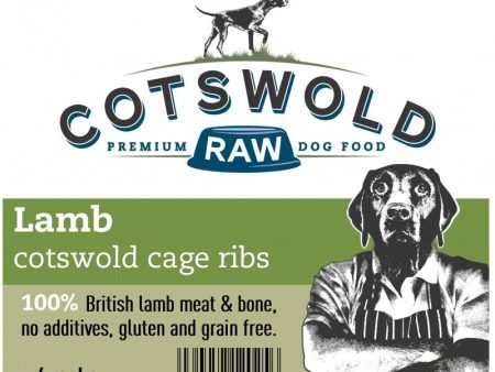 Cotswold Raw Frozen Lamb Cage Rib x4 Cheap