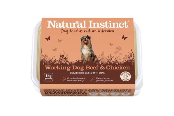 Natural Instinct Raw Working Dog Food - Beef & Chicken 1kg Fashion