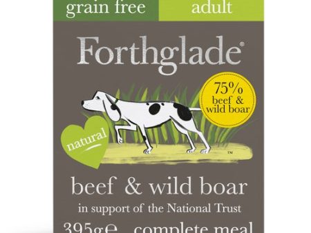 Forthglade Gourmet Adult Grain Free Beef & Wild Boar 395g For Cheap