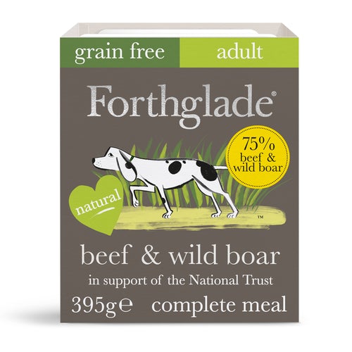 Forthglade Gourmet Adult Grain Free Beef & Wild Boar 395g For Cheap