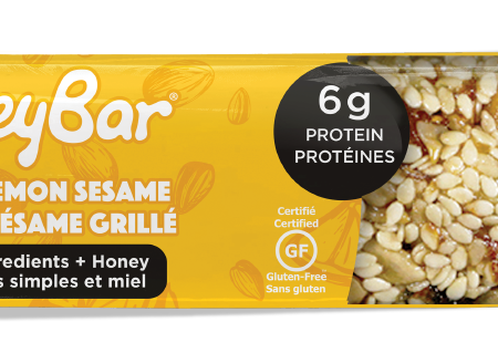 Honeybar Roasted Lemon Sesame Bar 40g Fashion