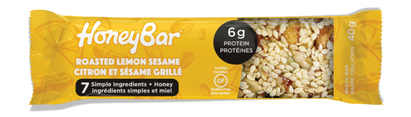 Honeybar Roasted Lemon Sesame Bar 40g Fashion