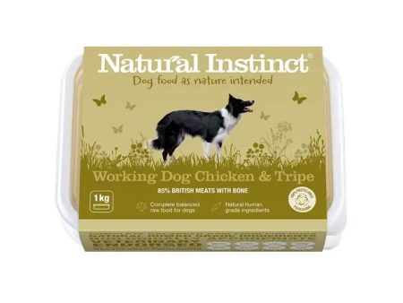 Natural Instinct Raw Working Dog Food - Chicken & Tripe 1kg Online Sale