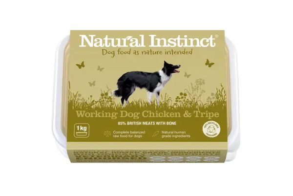 Natural Instinct Raw Working Dog Food - Chicken & Tripe 1kg Online Sale