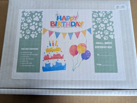 Birthday Treat Box Small on Sale